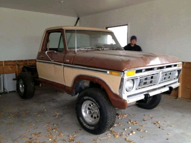 1976 Brown Ford F-100 Cab & Chassis