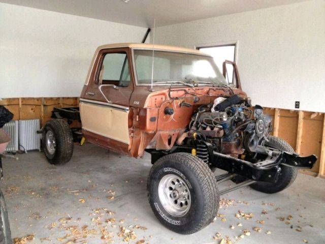 1976 Brown Ford F-100 Cab & Chassis