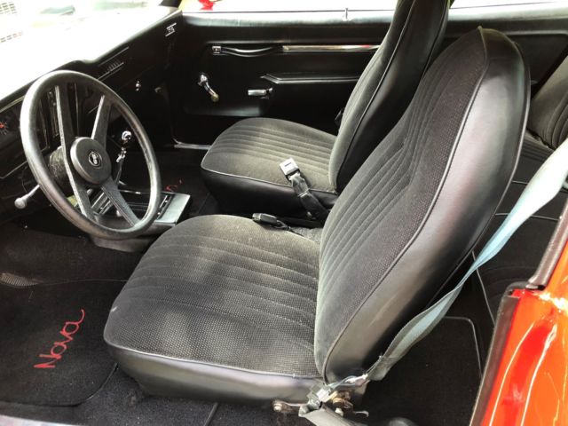 1974 Red Chevrolet Nova Coupe