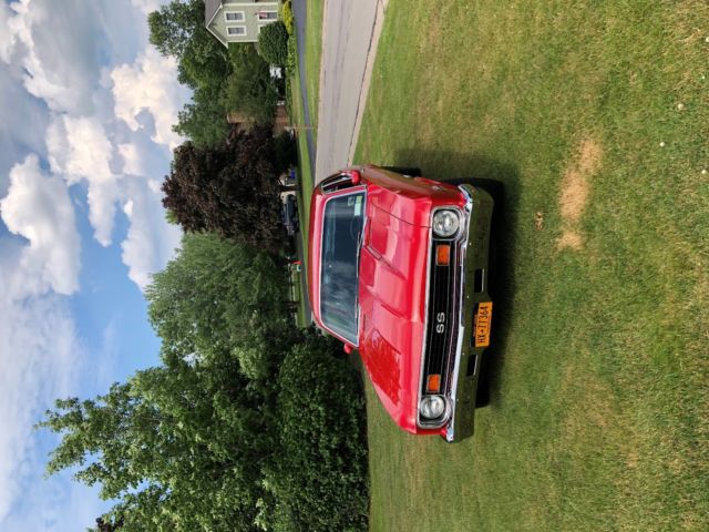 1974 Red Chevrolet Nova Coupe