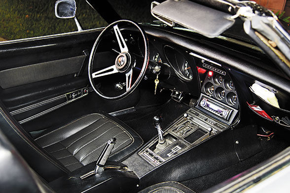 1969 Silver Chevrolet Corvette Convertible