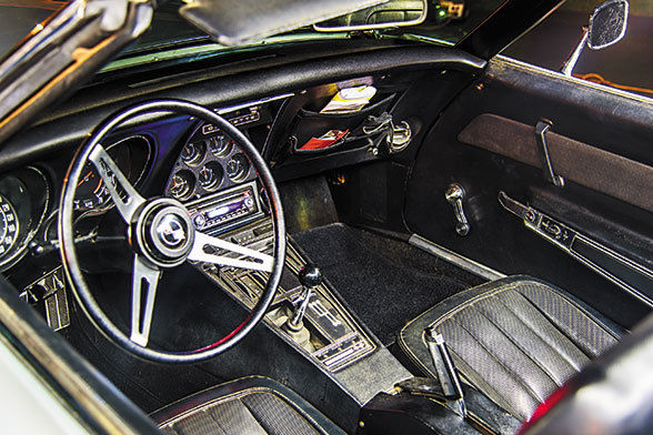 1969 Silver Chevrolet Corvette Convertible