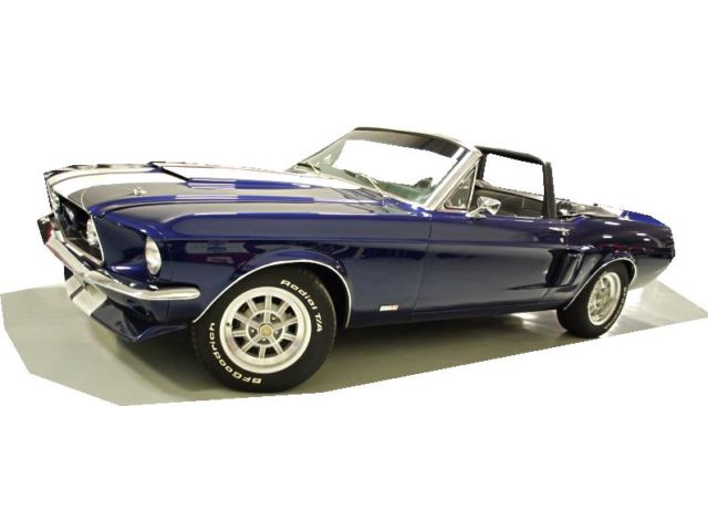 1967 Blue Ford Mustang Convertible