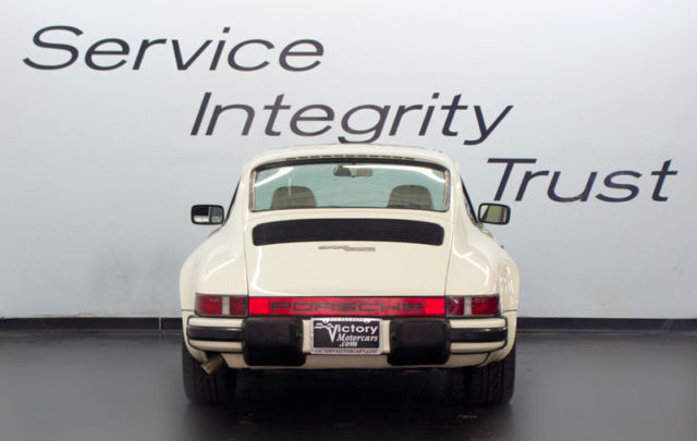 1982 CHIFFON WHITE Porsche 911 Coupe