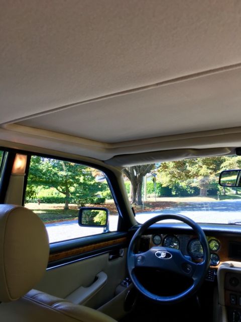 1988 Burgundy Jaguar XJ12 Sedan