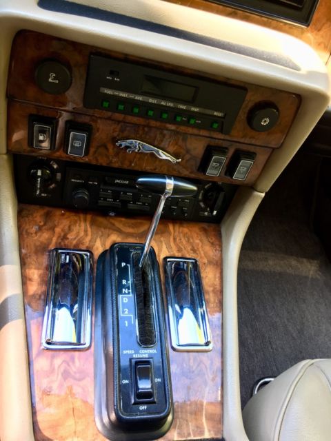 1988 Burgundy Jaguar XJ12 Sedan