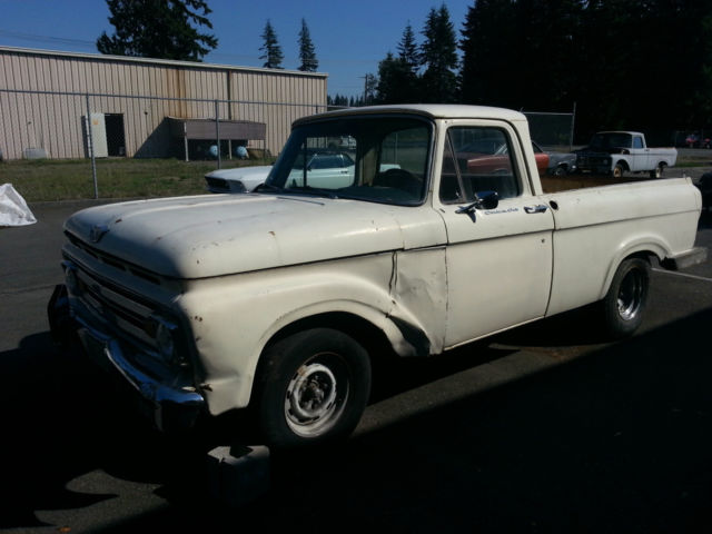 1962 White Ford F-100