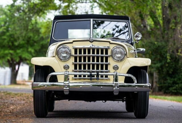 1950 Yellow Willys Jeepster Convertible