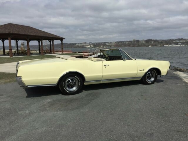 1967 SAFFRON YELLOW Oldsmobile Cutlass Convertible
