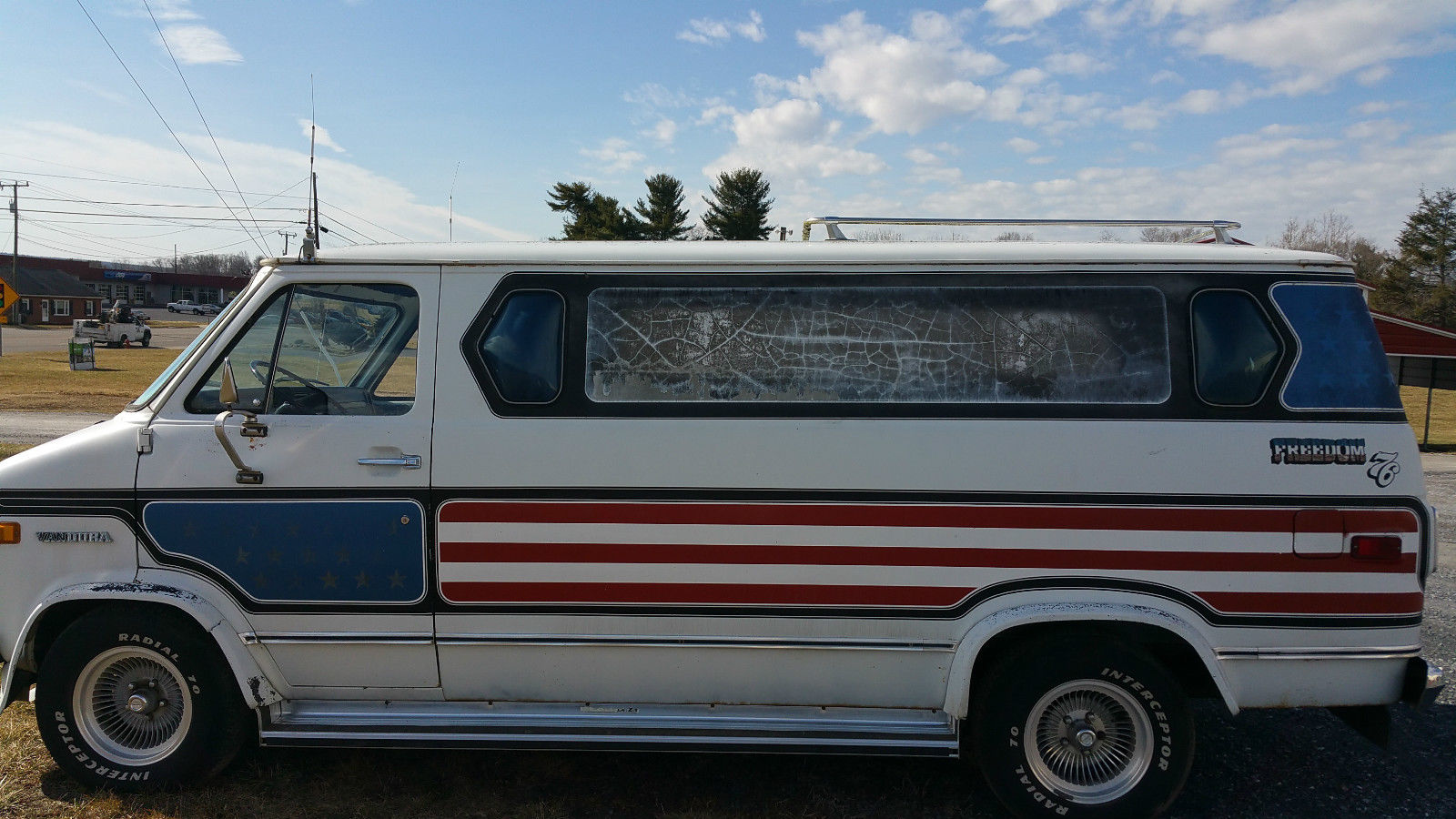 1976 White GMC Vandura Van