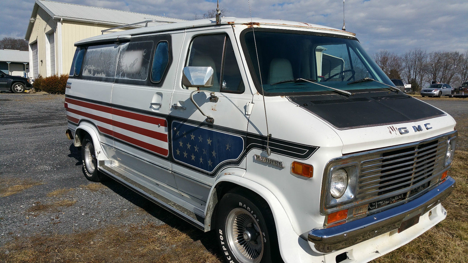 1976 White GMC Vandura Van