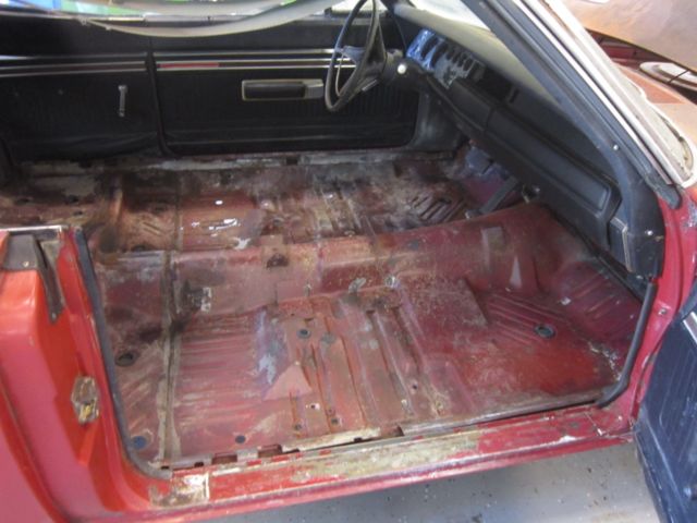 1969 Red Dodge Coronet Coupe