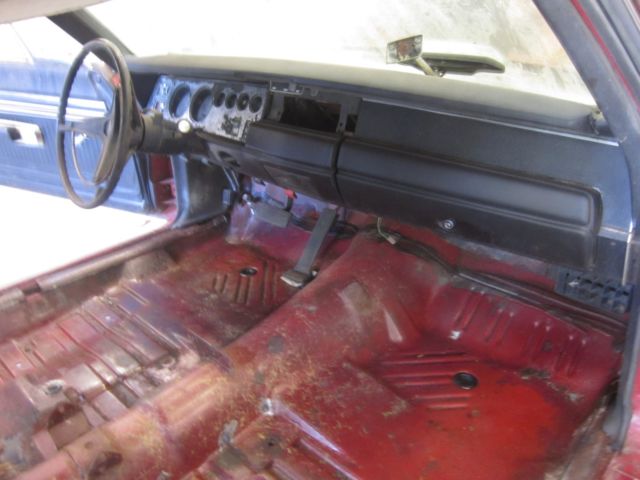 1969 Red Dodge Coronet Coupe