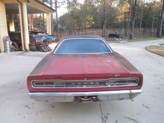 1969 Red Dodge Coronet Coupe