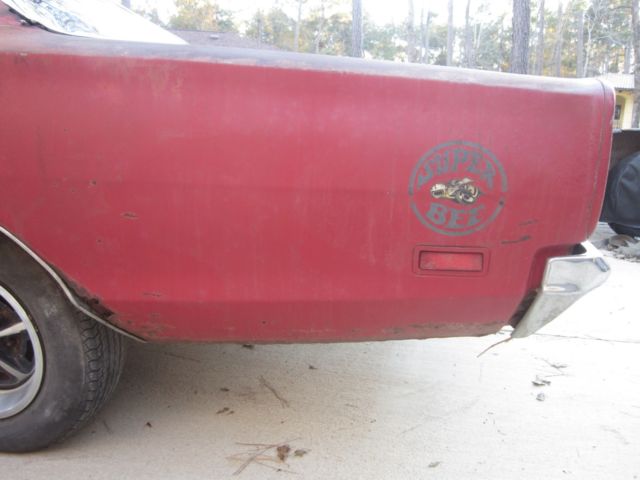 1969 Red Dodge Coronet Coupe