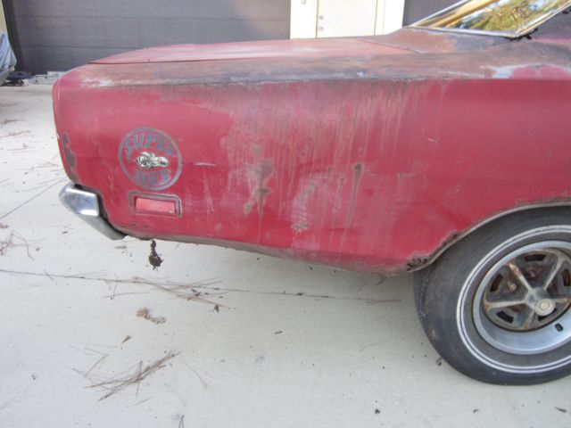 1969 Red Dodge Coronet Coupe