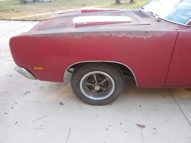 1969 Red Dodge Coronet Coupe