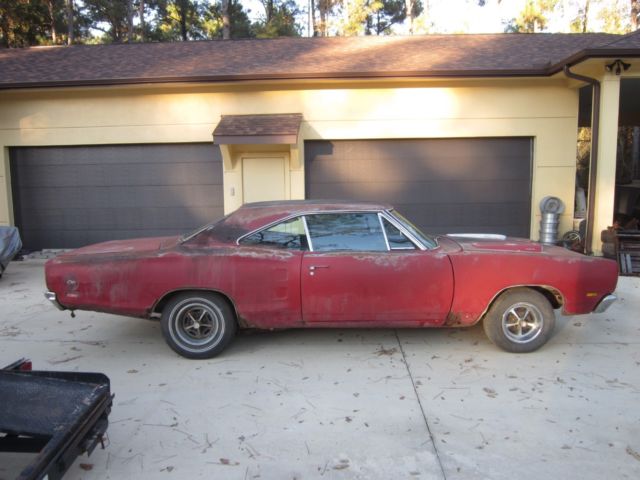 1969 Red Dodge Coronet Coupe