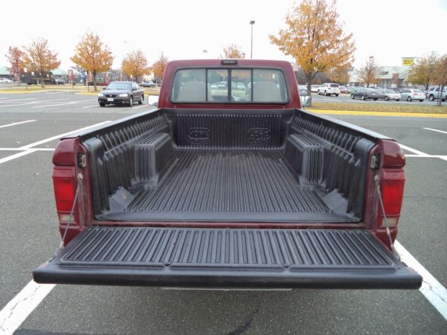1991 Burgundy Ford Ranger Standard Cab Pickup