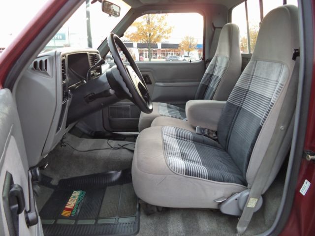 1991 Burgundy Ford Ranger Standard Cab Pickup