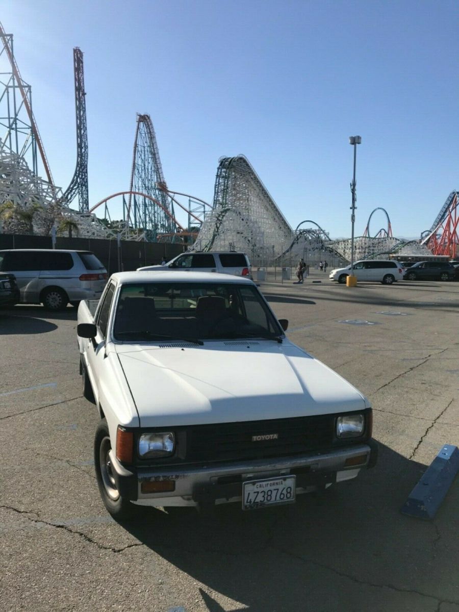 1985 White Toyota Pickup Long Bed