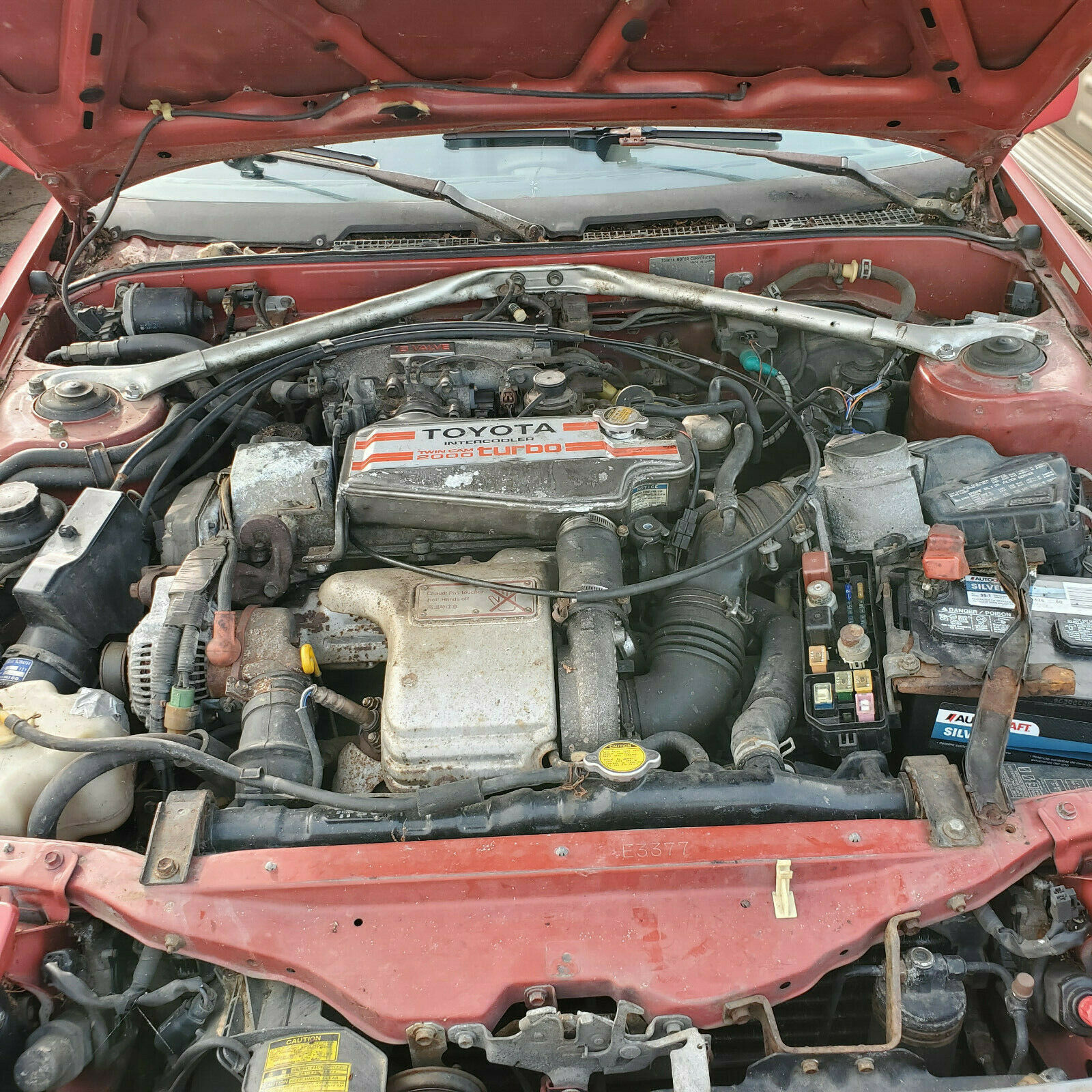 1988 Red Toyota Celica Hatchback