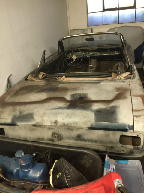 1965 Blue Ford Mustang Convertible