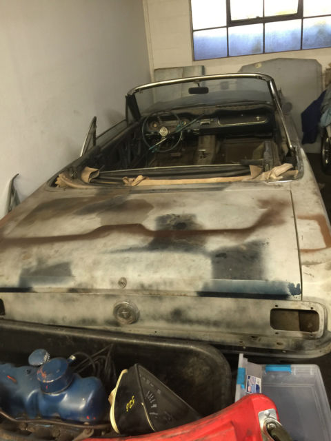 1965 Blue Ford Mustang Convertible