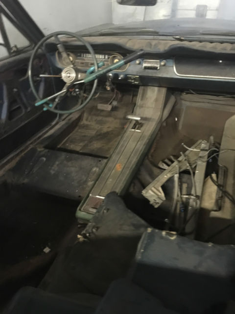 1965 Blue Ford Mustang Convertible