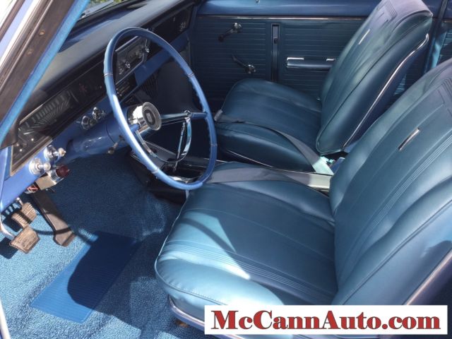 1966 Marina Blue Chevrolet Nova Coupe