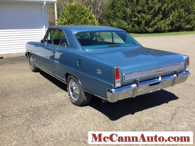 1966 Marina Blue Chevrolet Nova Coupe