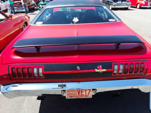 1971 Red Dodge Dart Coupe