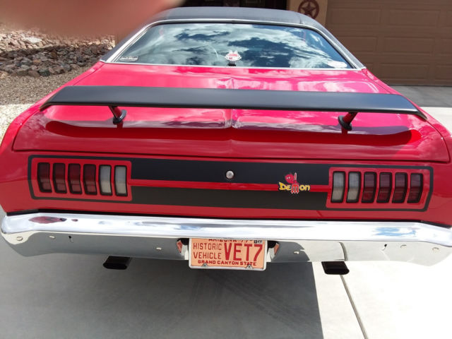 1971 Red Dodge Dart Coupe