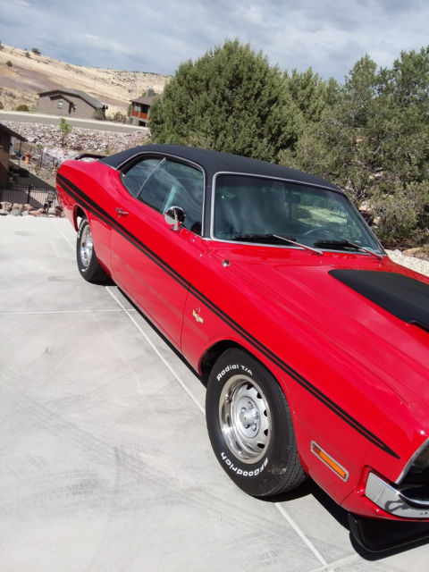 1971 Red Dodge Dart Coupe