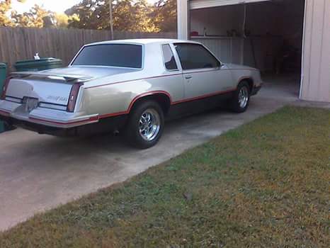 1984 silver Oldsmobile Cutlass Coupe