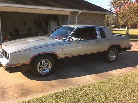 1984 silver Oldsmobile Cutlass Coupe