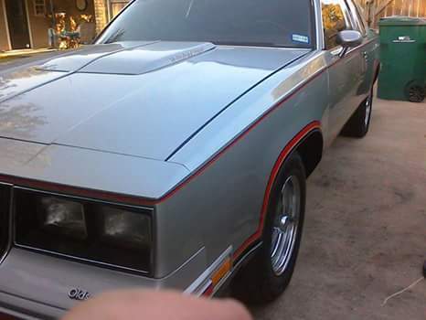 1984 silver Oldsmobile Cutlass Coupe