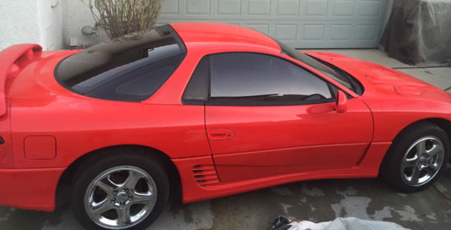 1992 Red Mitsubishi 3000GT Coupe
