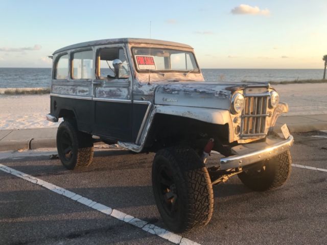 1964 Gray Willys Station Wagon Wagon