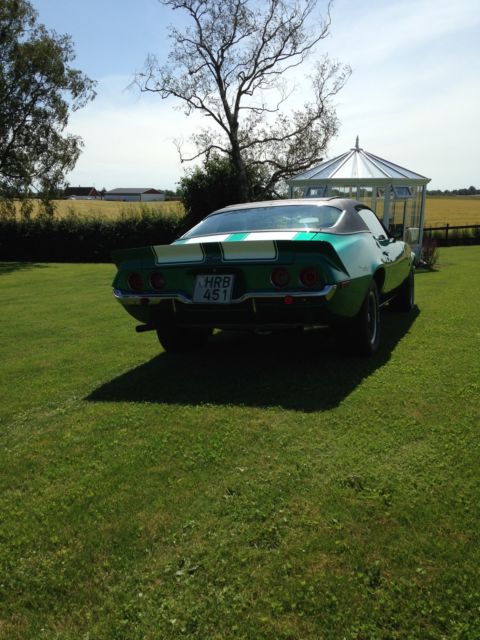 1972 Green/White  Chevrolet Camaro Coupe