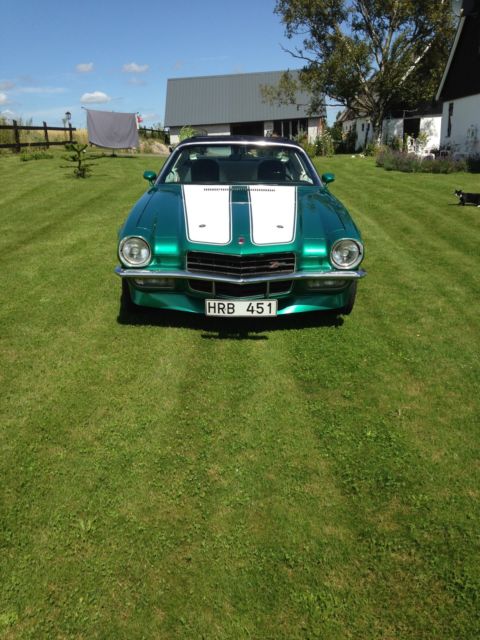 1972 Green/White  Chevrolet Camaro Coupe