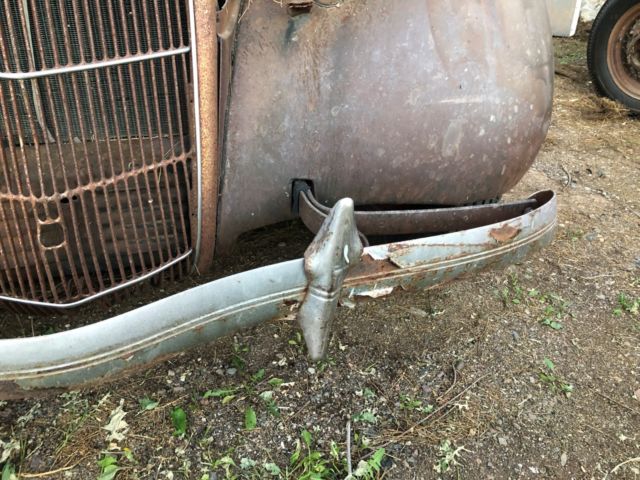 1935 Blue Ford 3 window Coupe