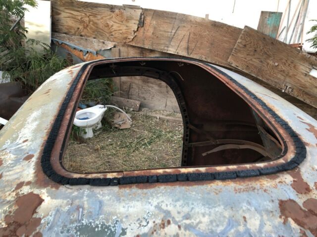 1935 Blue Ford 3 window Coupe