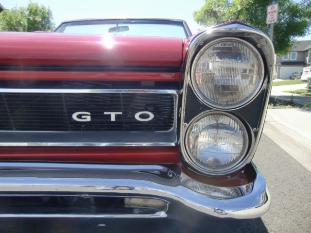 1965 Montero Red Pontiac GTO Convertible
