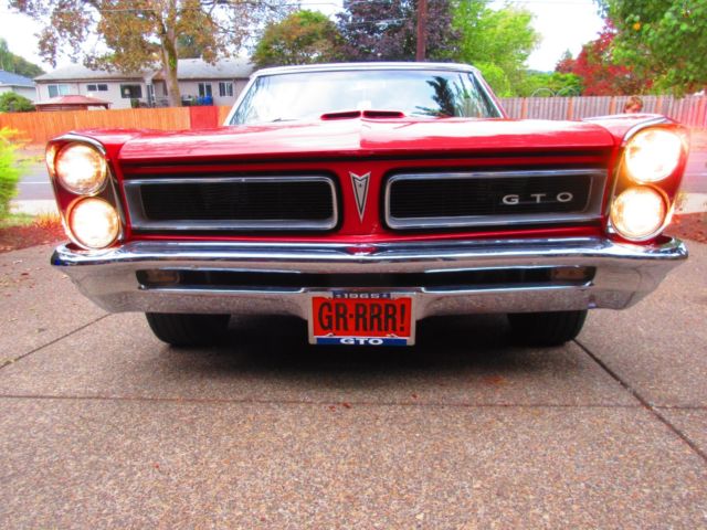 1965 Montero Red Pontiac GTO Convertible