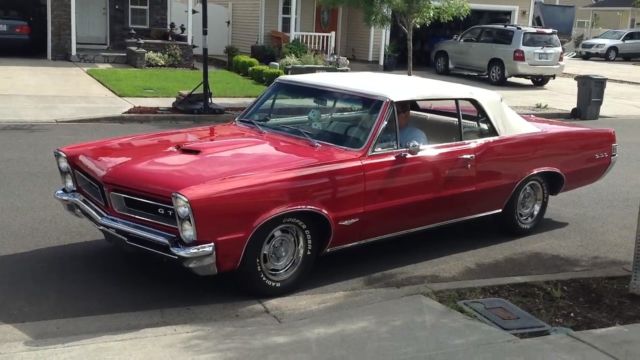 1965 Montero Red Pontiac GTO Convertible