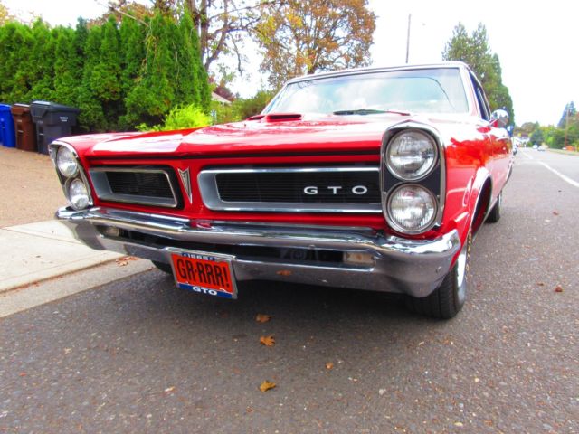 1965 Montero Red Pontiac GTO Convertible
