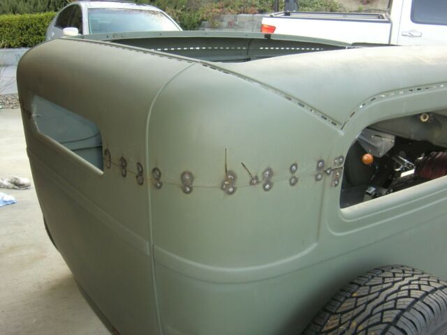 1929 Orange Ford Tudor Coupe Coupe