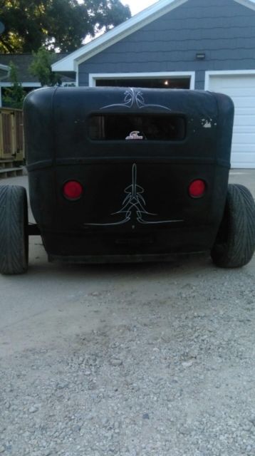 1929 Orange Ford Tudor Coupe Coupe