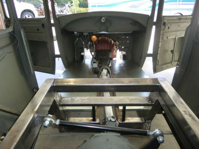 1929 Orange Ford Tudor Coupe Coupe